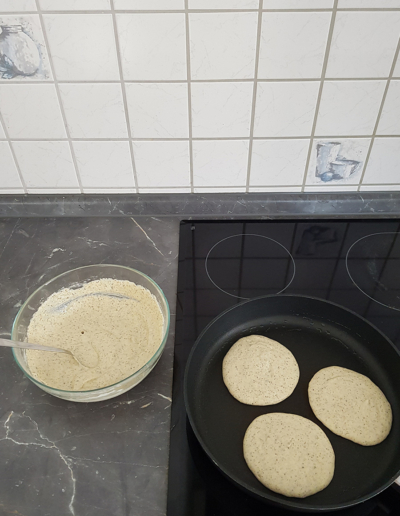 Protein Pancakes mit Hanfmehl selbermachen